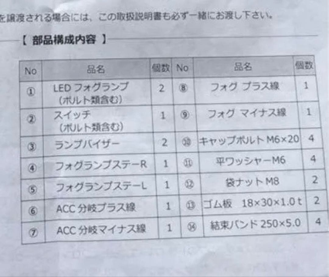 KIJIMA キジマ フォグランプキット モンキー125 フォグランプ