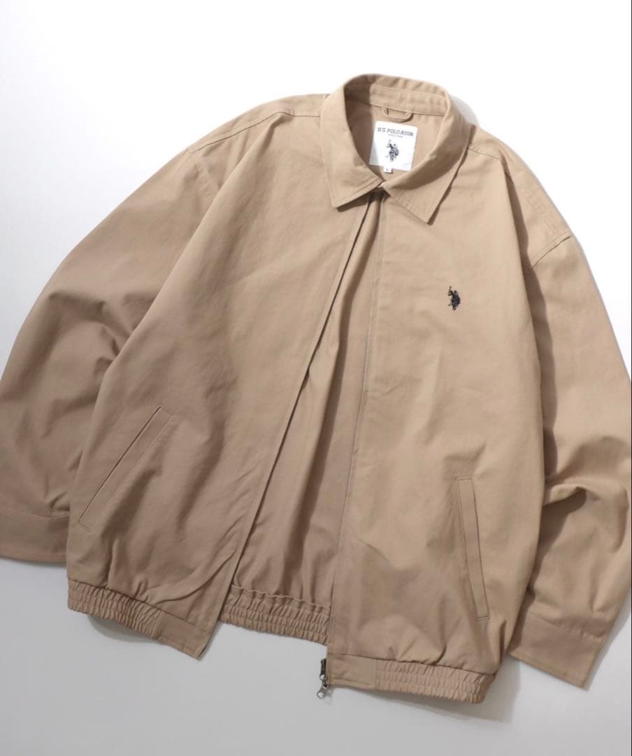 サ*シ様 polo ベージュ ジップアップジャケット