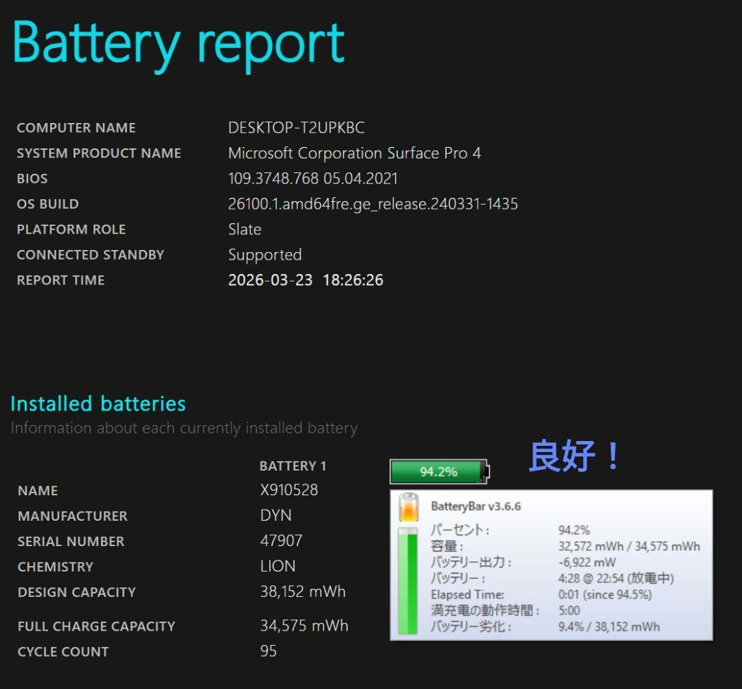 Microsoft Surface Pro 4 本体