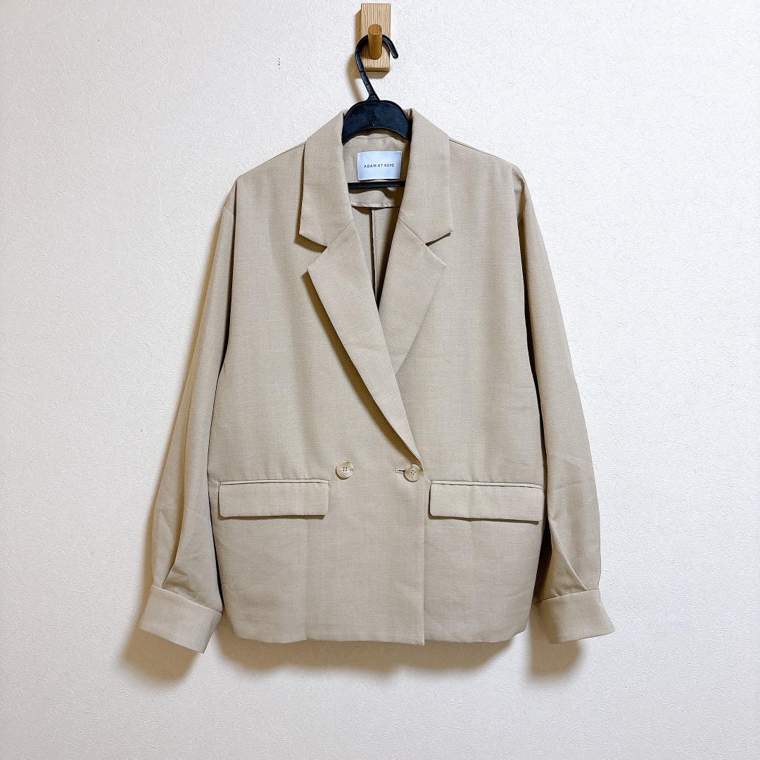 新品 ADAM ET ROPE 【サステナブル】ドロップショルダージャケット