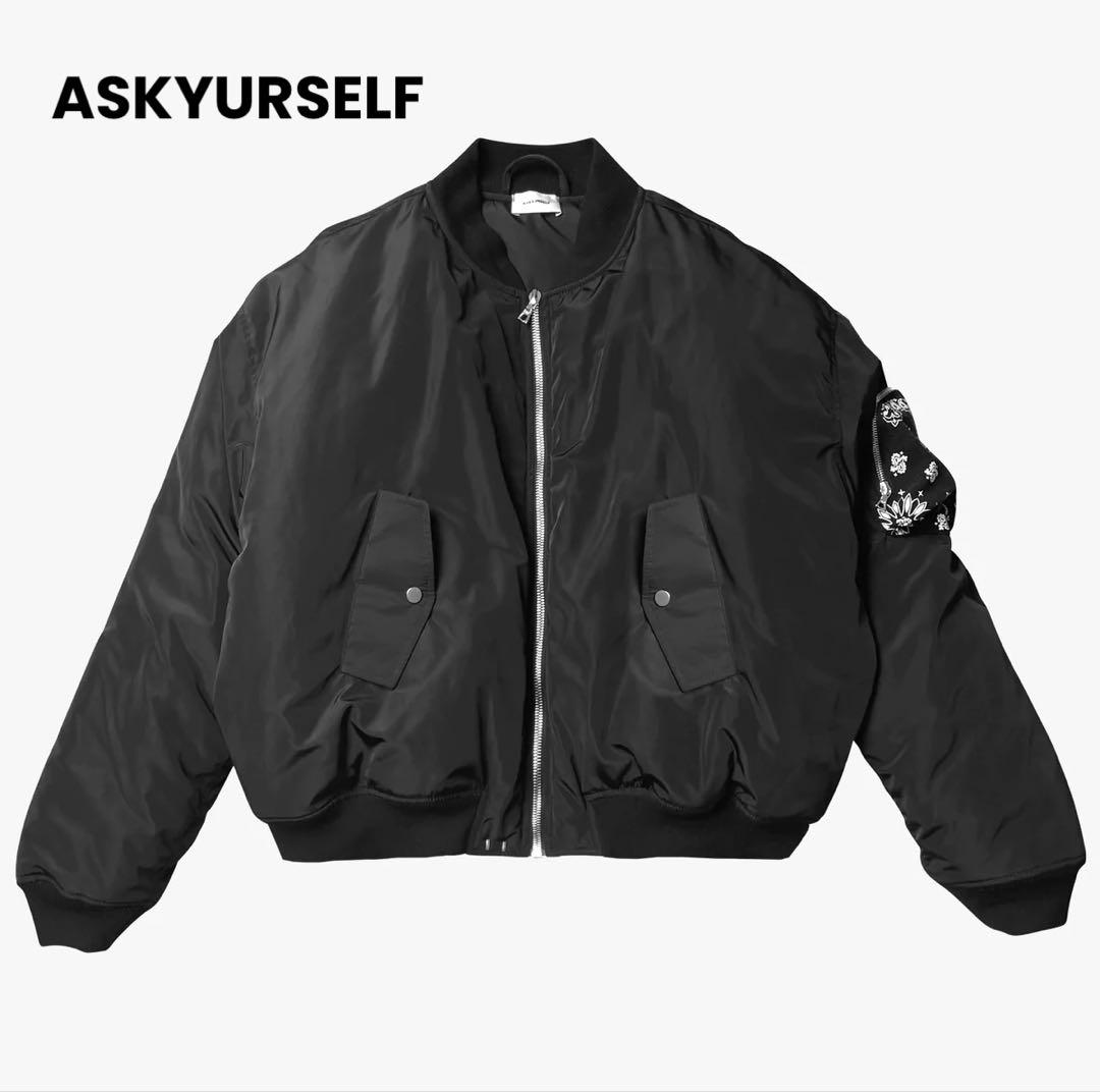 【RUI】ASKYURSELF ペイズリーポケット　ボンバージャケット