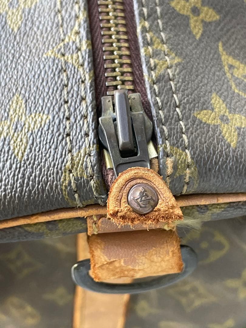 Louis Vuitton ボストンバッグ ブラウン　キーポル50バンドリエール