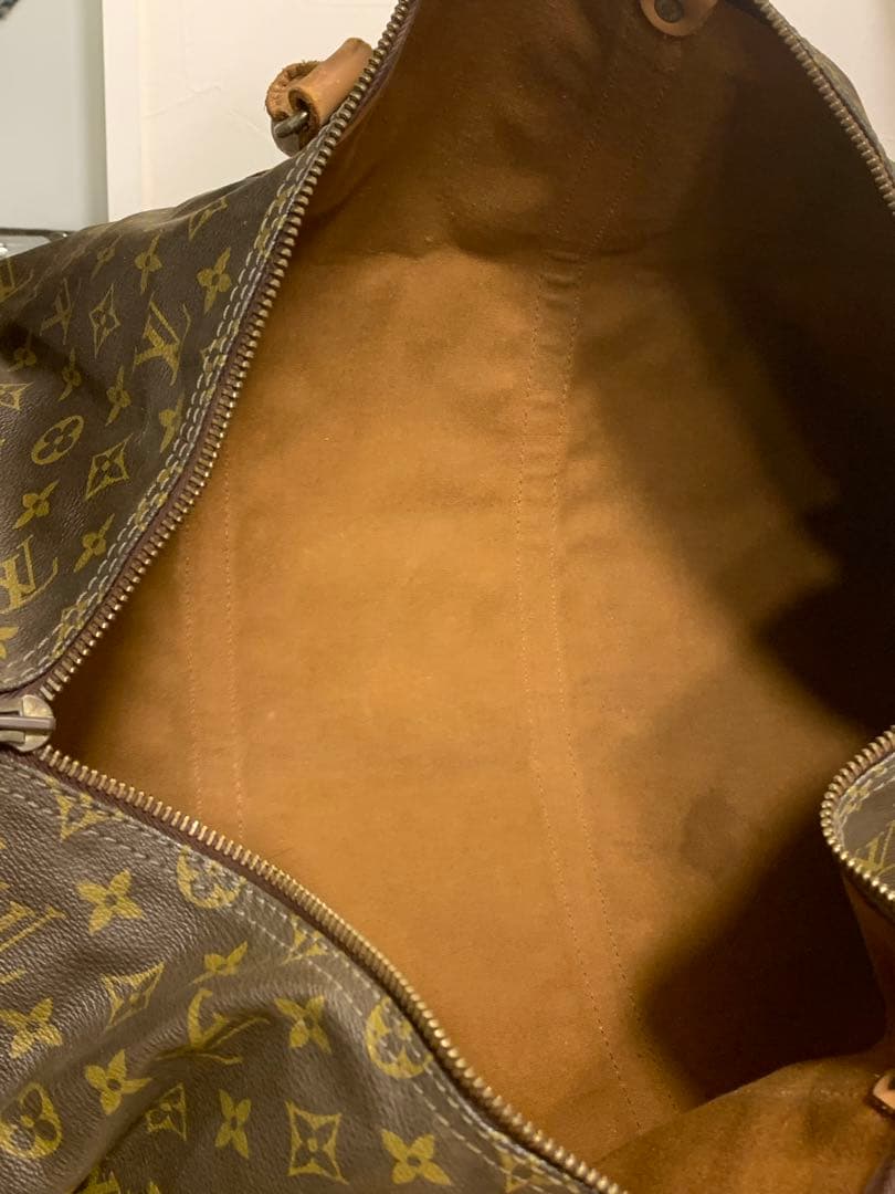 Louis Vuitton ボストンバッグ ブラウン　キーポル50バンドリエール