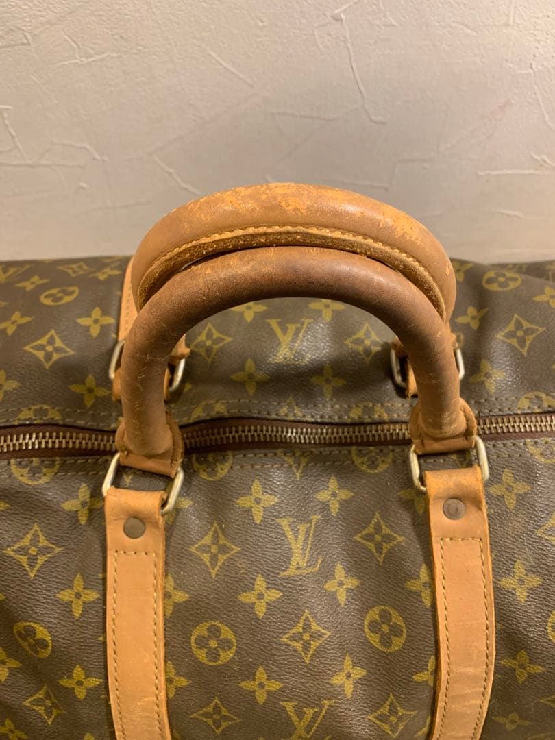 Louis Vuitton ボストンバッグ ブラウン　キーポル50バンドリエール