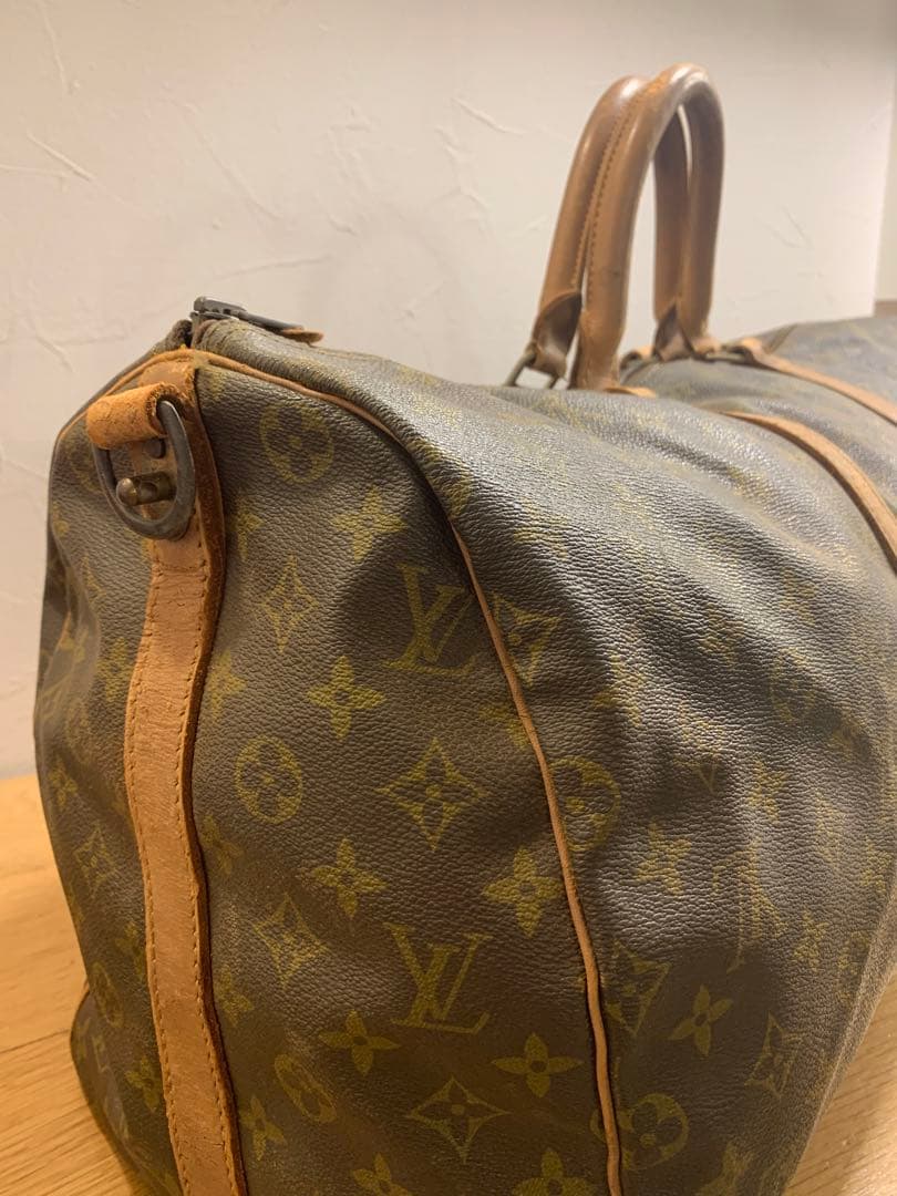 Louis Vuitton ボストンバッグ ブラウン　キーポル50バンドリエール