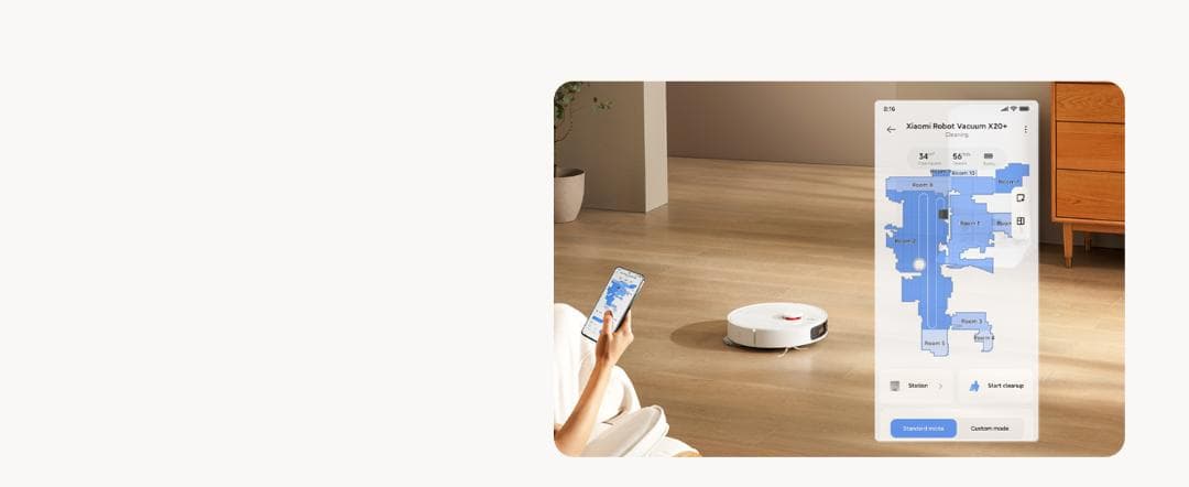 【新品】Xiaomi ロボット掃除機 X20+