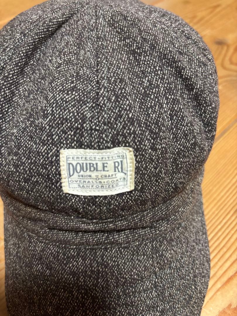 DOUBLE RL グレー系 ワークキャップ美品❗️激レアフリーサイズ‼️最終値下げ