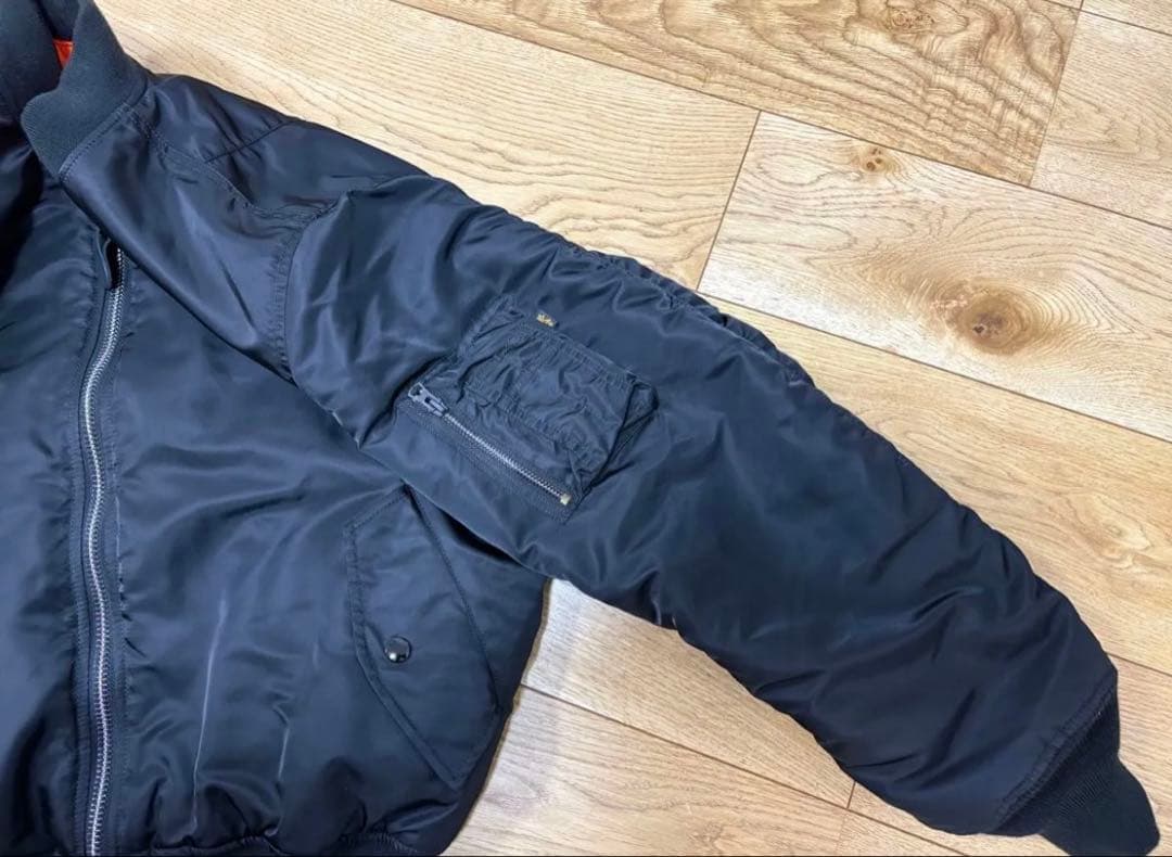 Alpha industries MA-1 ブラック L