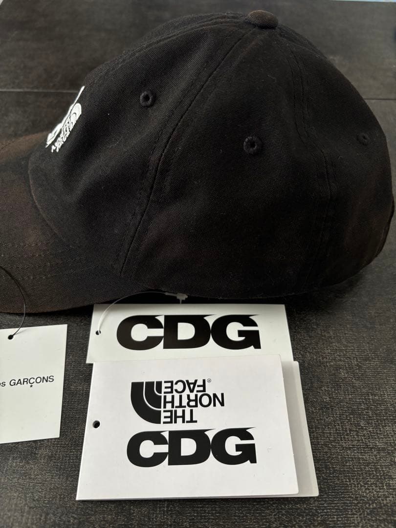 CDG x THE NORTH FACE ブラックキャップ