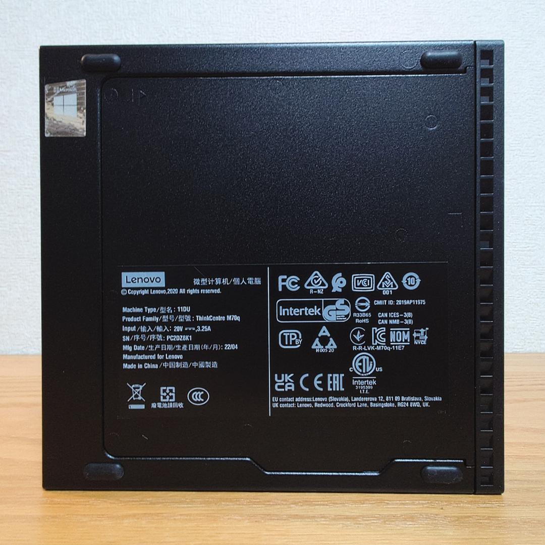 小型 第10世代i5 メモリ16G SSD256+500G J56 Lenovo