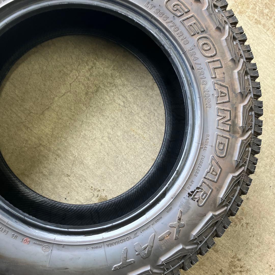 YOKOHAMA 265/70R18 GEOLANDAR X-AT ４本プラド