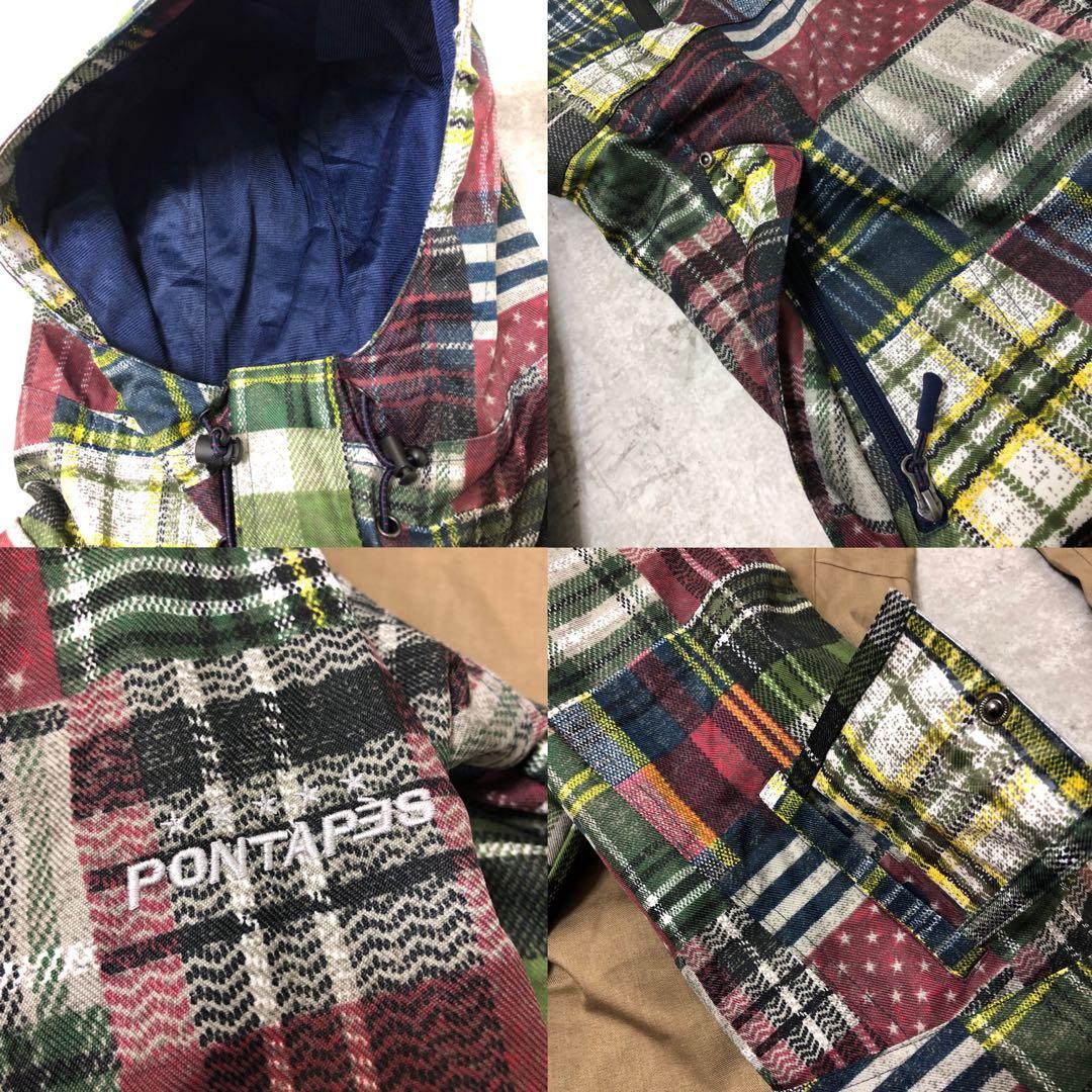 【美品】PONTAPES ポンタぺス スノーボードウェア 上下 セット XL