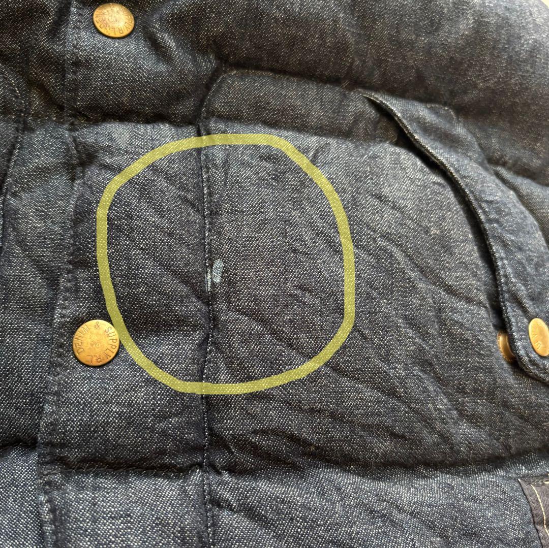 ダウンベスト　Denim & Supply Ralph Lauren　星条旗柄
