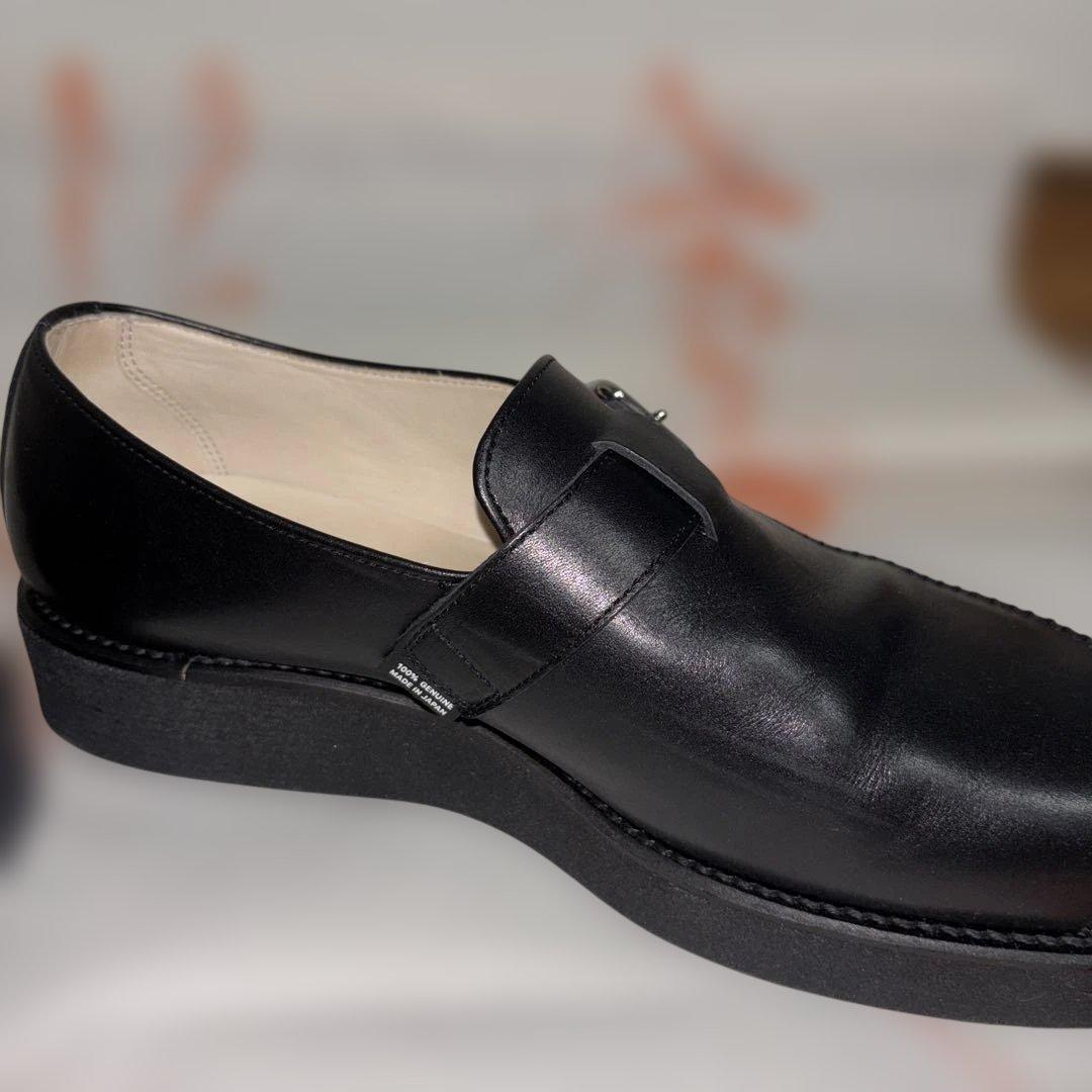 foot the coacher モカシン ベルト シューズ 25.5cm