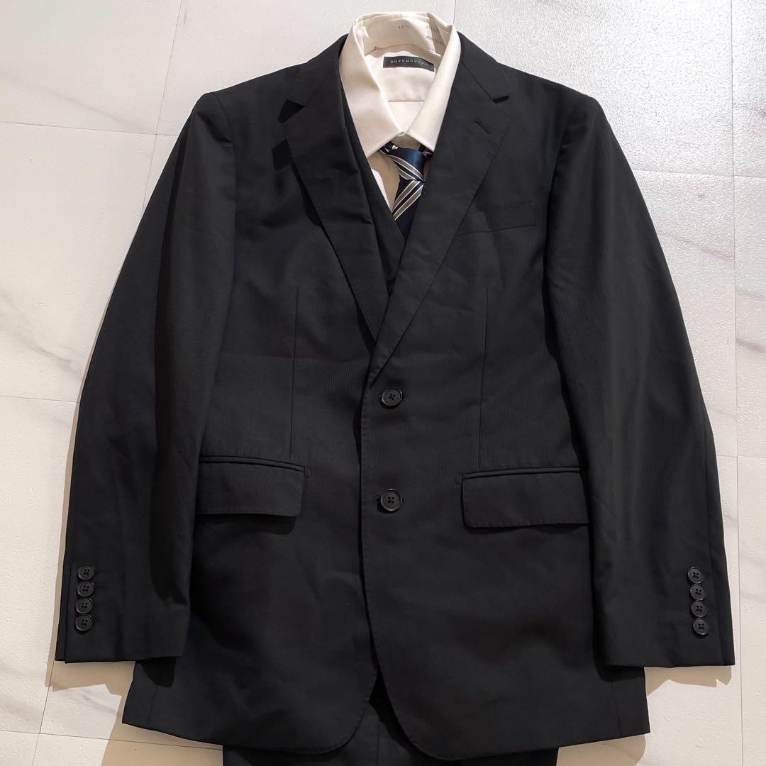 【極美品✨】AOKI×MAJI スーツ スリーピース リバーシブル 無地 黒Y5