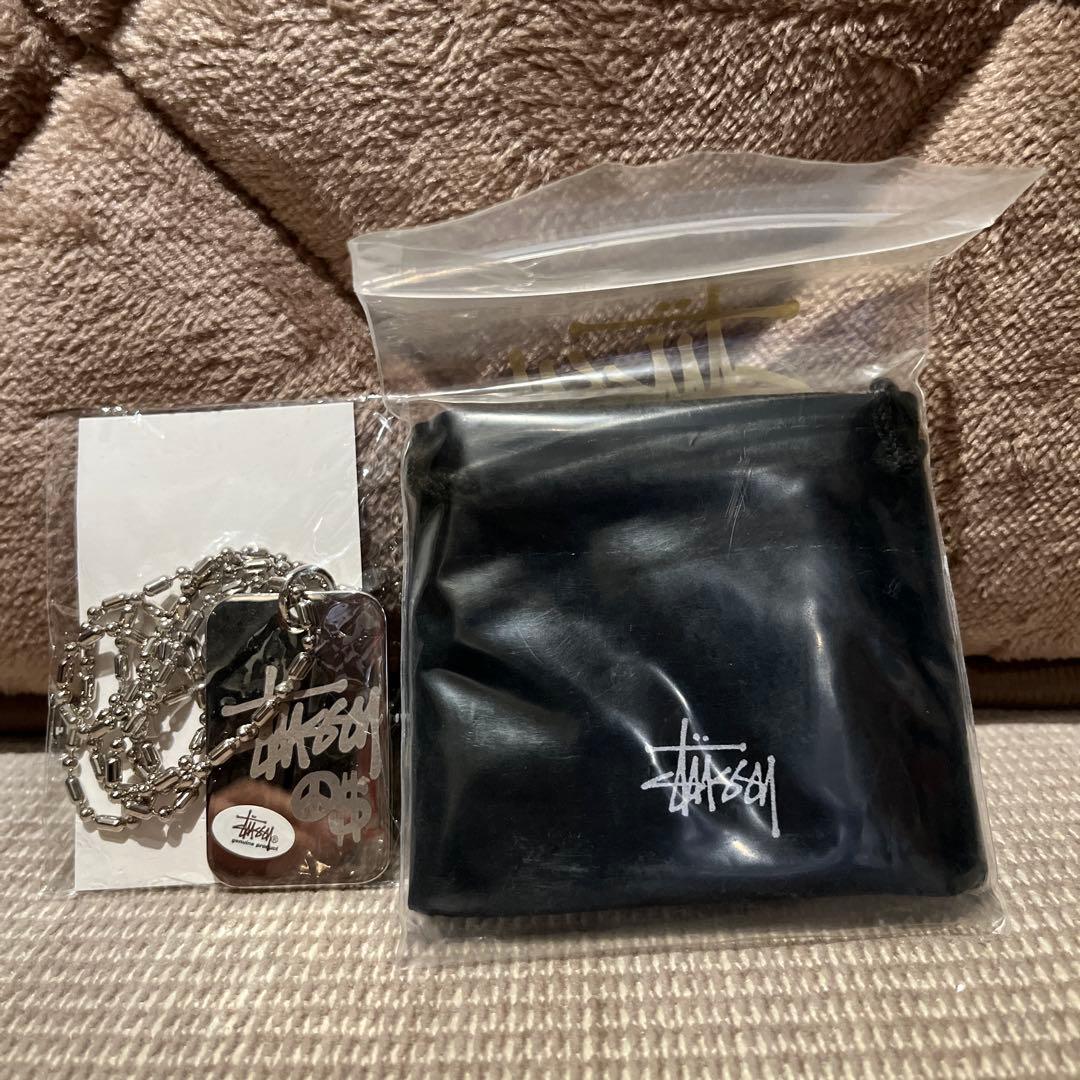 Stussy ドッグタグ ネックレス