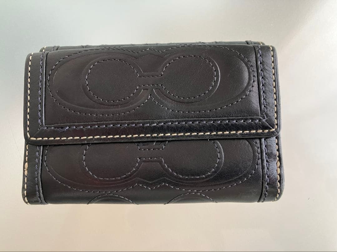 knk.sag 　COACH 三つ折り財布