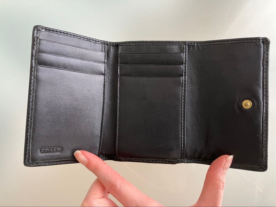 knk.sag 　COACH 三つ折り財布