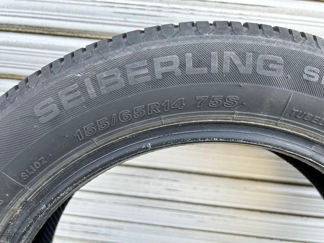 【23年式！溝たっぷり】軽自動車用155/65R14 4本セット 日本製
