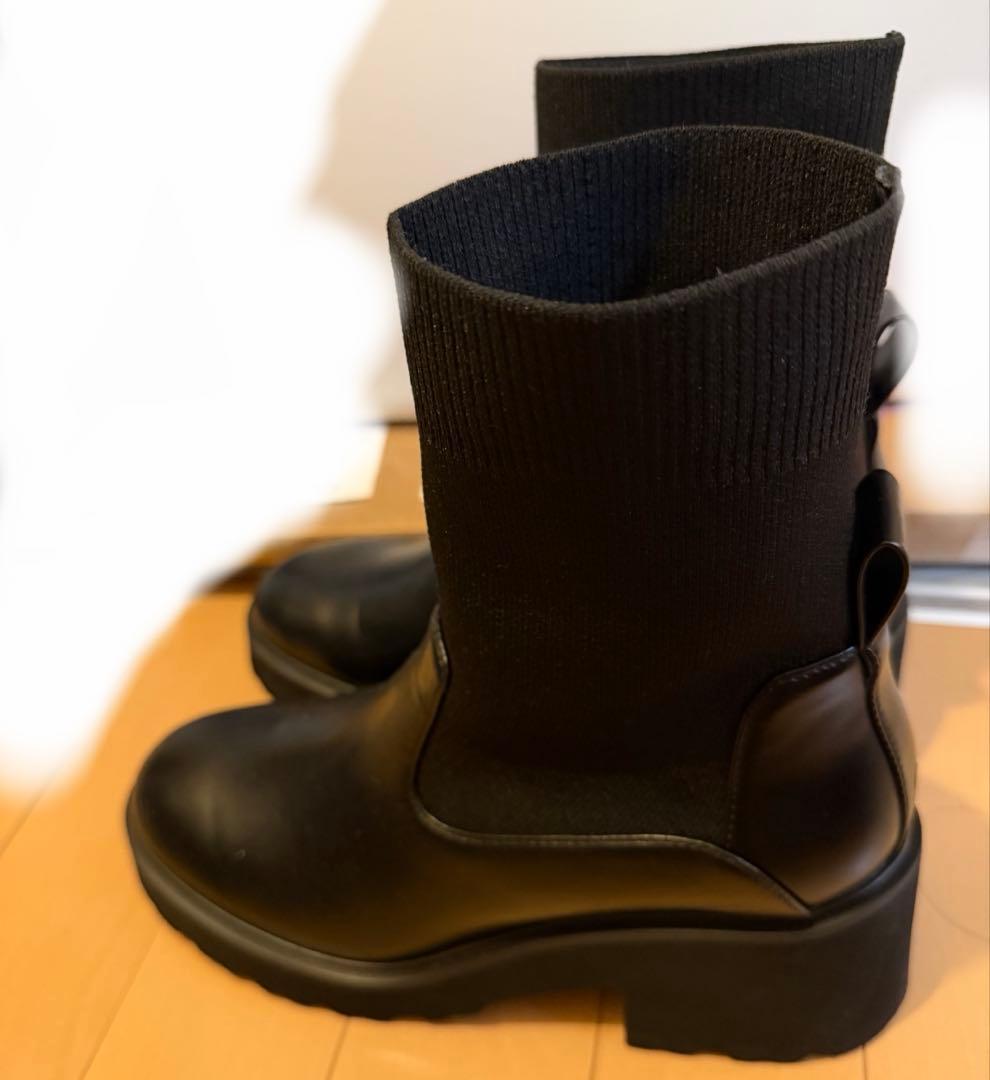 【ikaudon】SNIDEL ショートニットブーツ