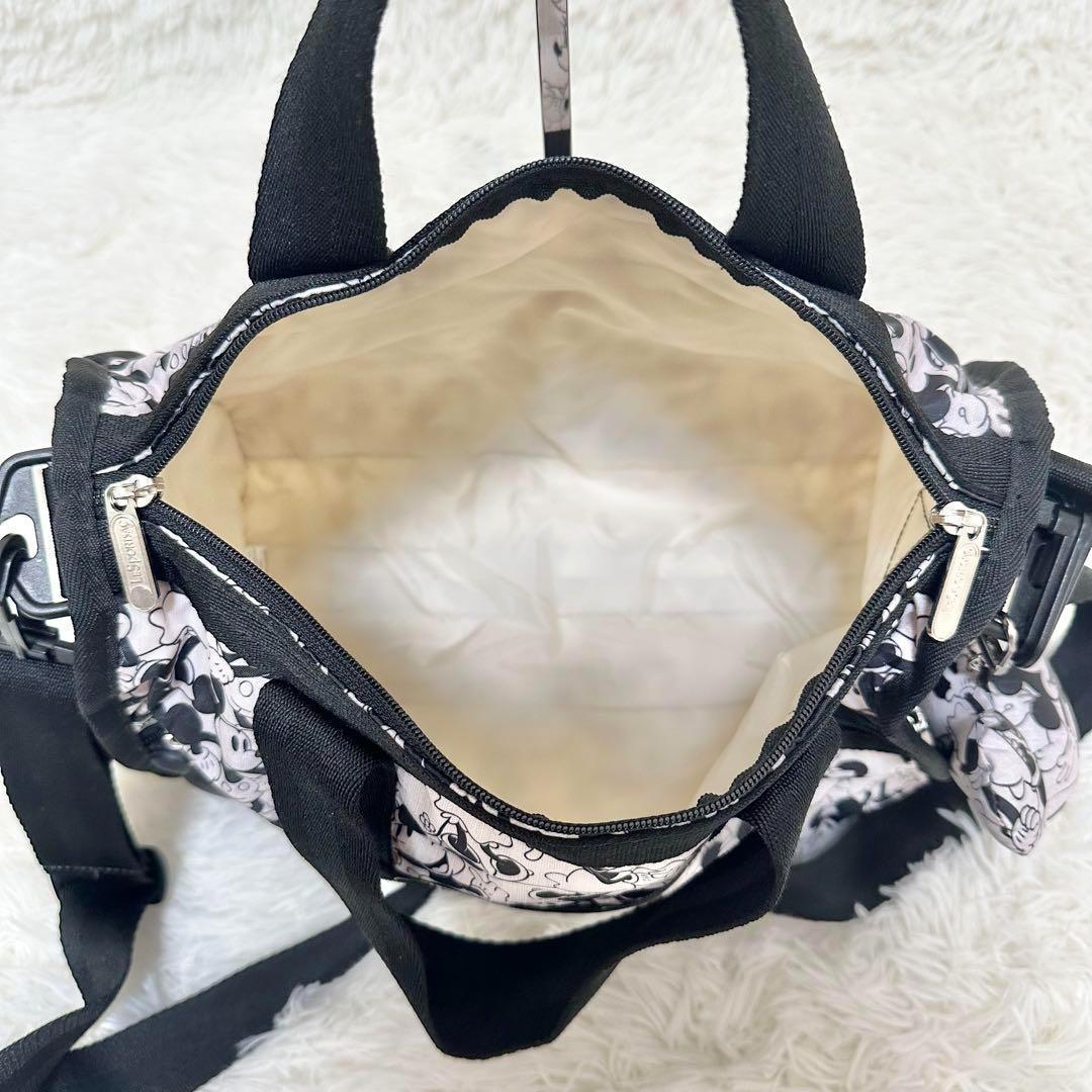 【美品】LeSportsac ミッキーマウス ミニボストン 2way 総柄