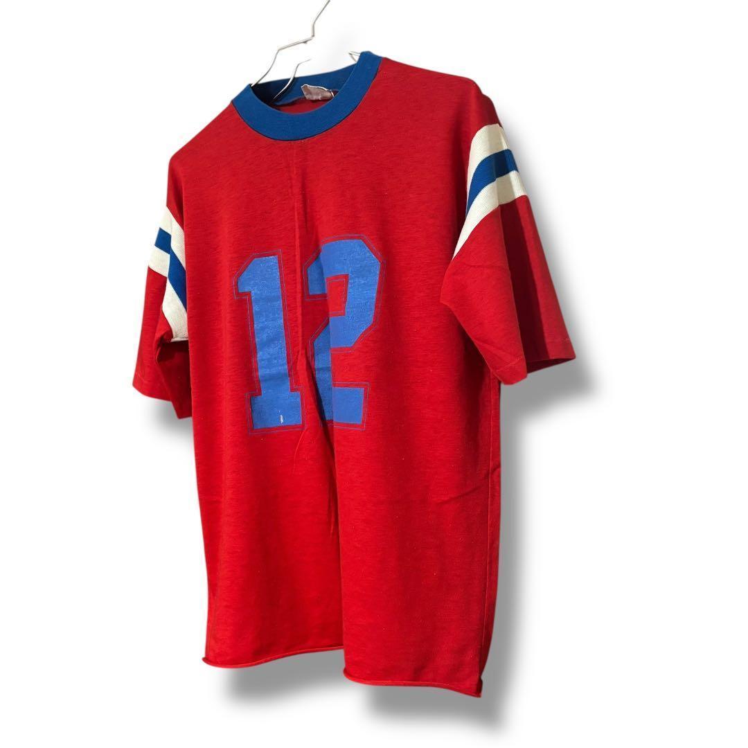 JCPenney 70s ヴィンテージ フットボールTシャツ シングルステッチ