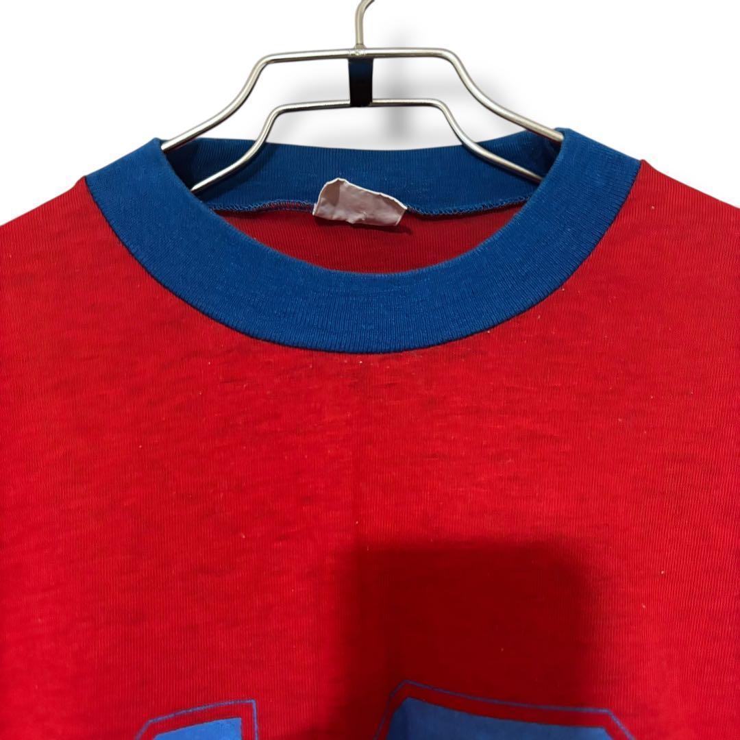 JCPenney 70s ヴィンテージ フットボールTシャツ シングルステッチ