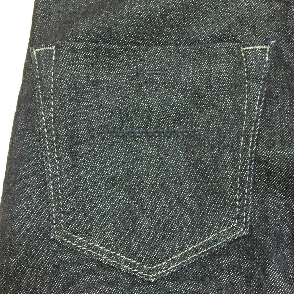 美品 ヤヌーク デニムパンツ 21　ワイドストレート