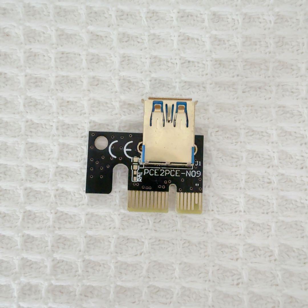 6Pセット PCI Express ライザーカード Ver009 USB 3.0