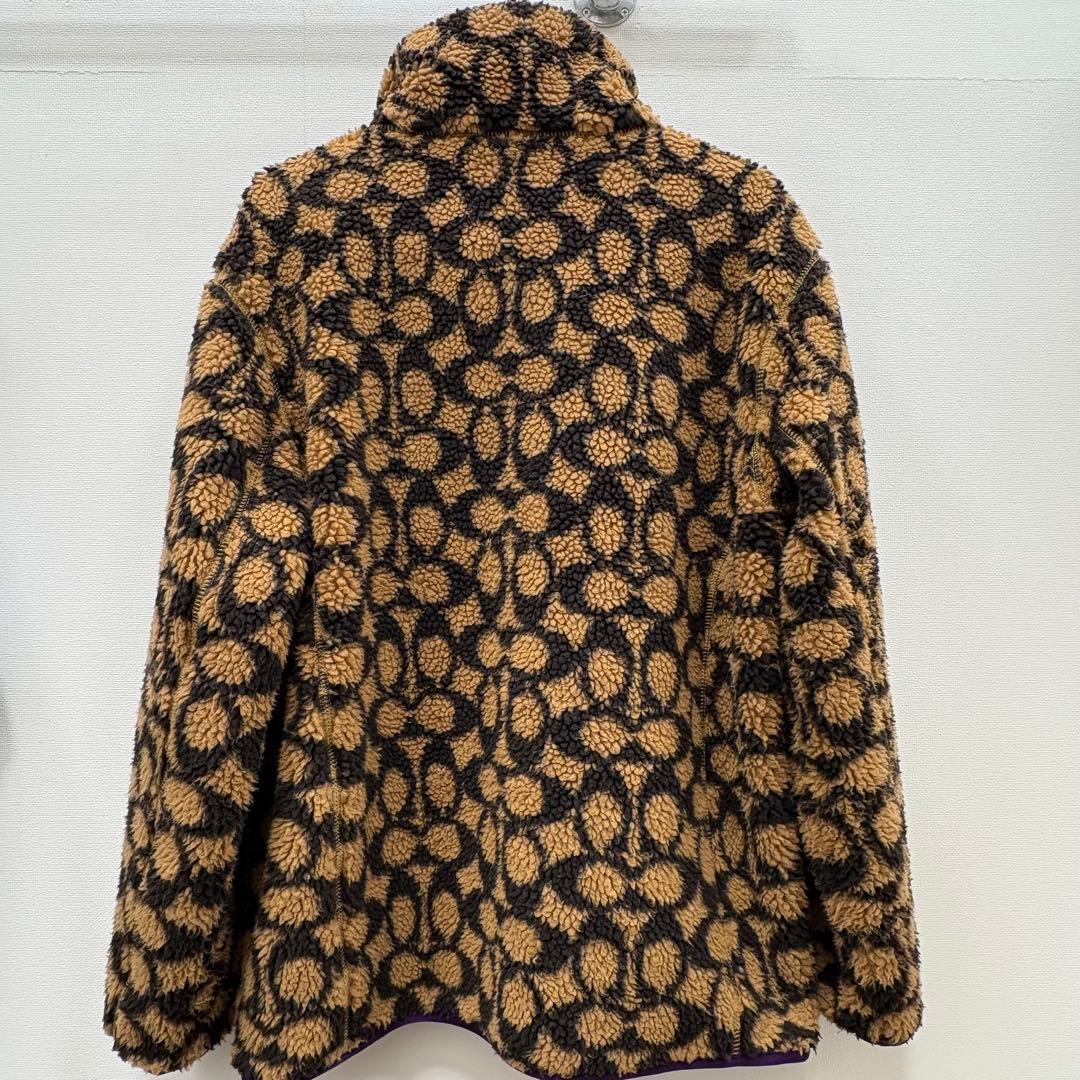 桑*樹様 ✨即完売品入手困難✨ COACH コーチ シグネチャー 柄 ボアジャケ