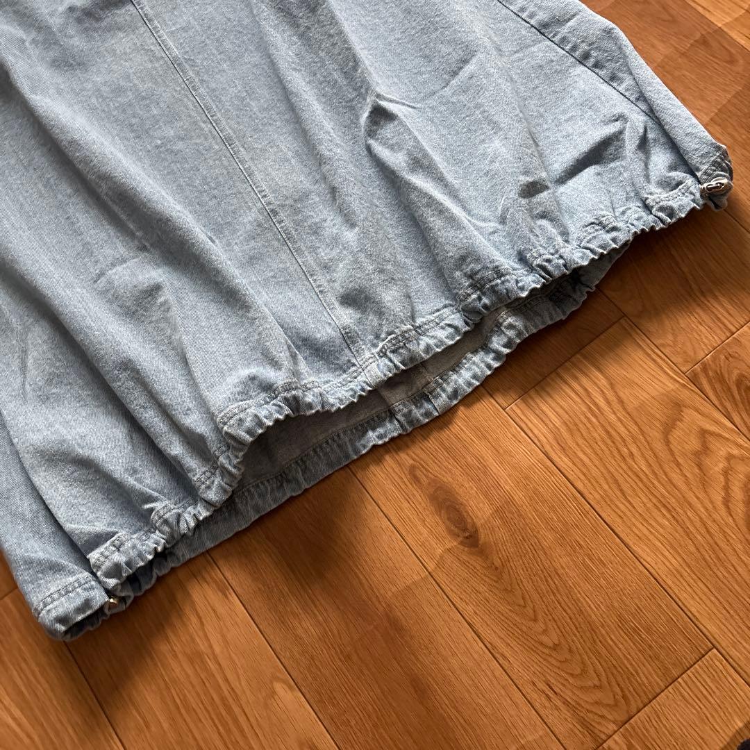 新品　FIKA. スコットクラブ　2wayバルーンロングデニムロングスカート