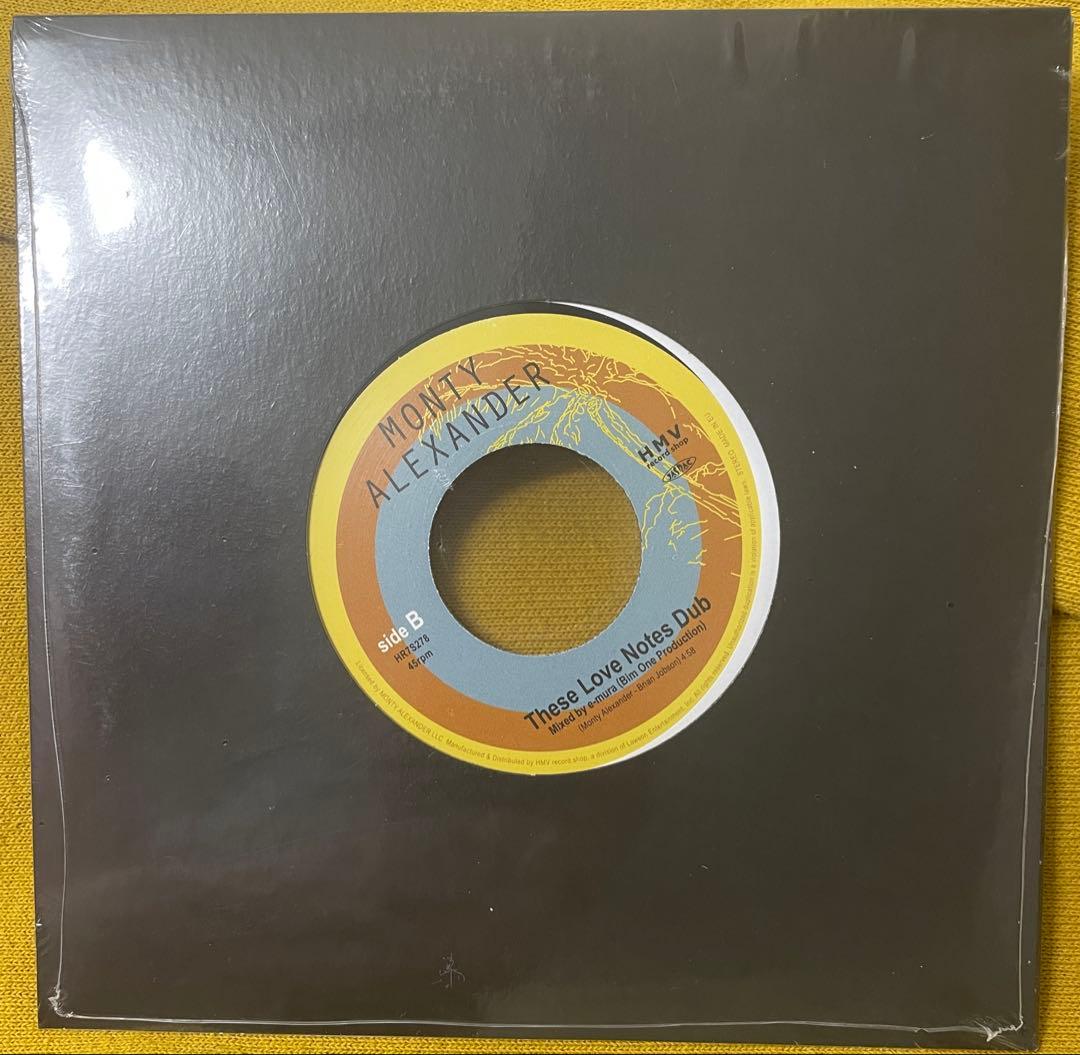 Monty Alexander These Love Notes 7インチ