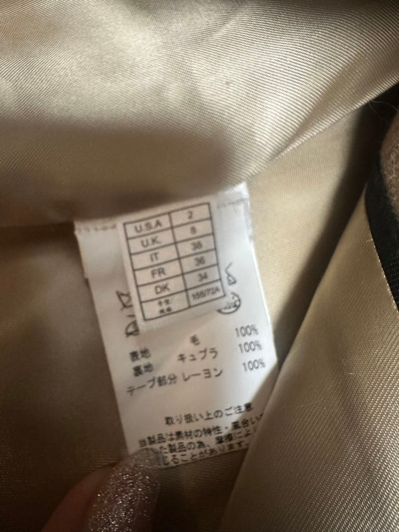 美品ブルックスブラザーズウールコートサイズ2
