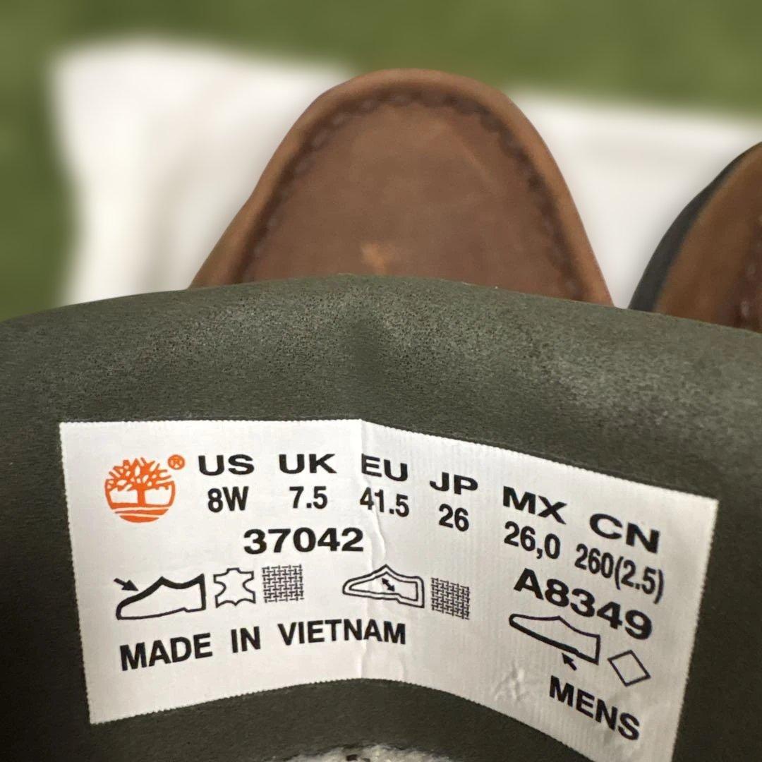 timberland moc toe gtx brown ブラウン