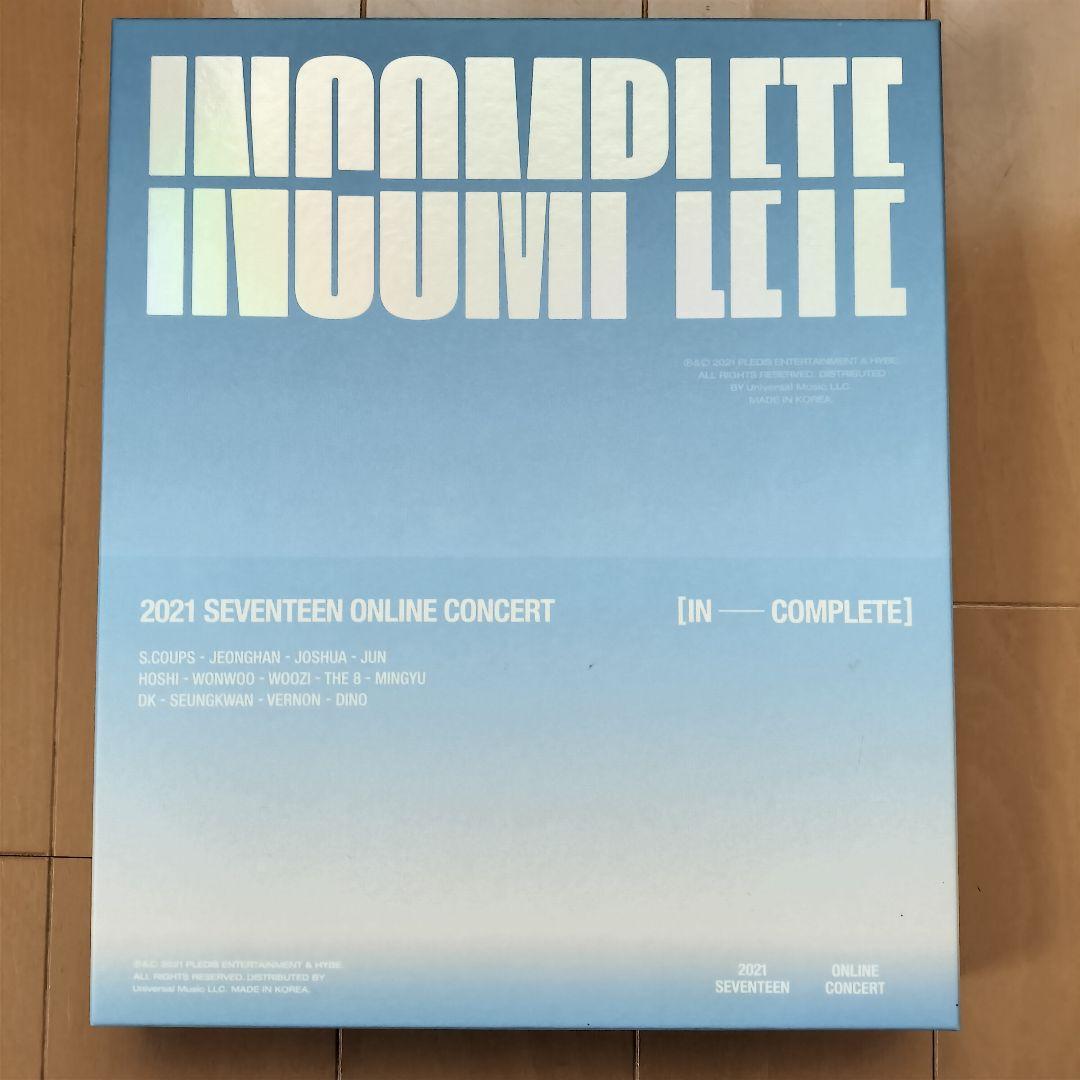 ミュージック 2021 SEVENTEEN INCOMPLETE DVD