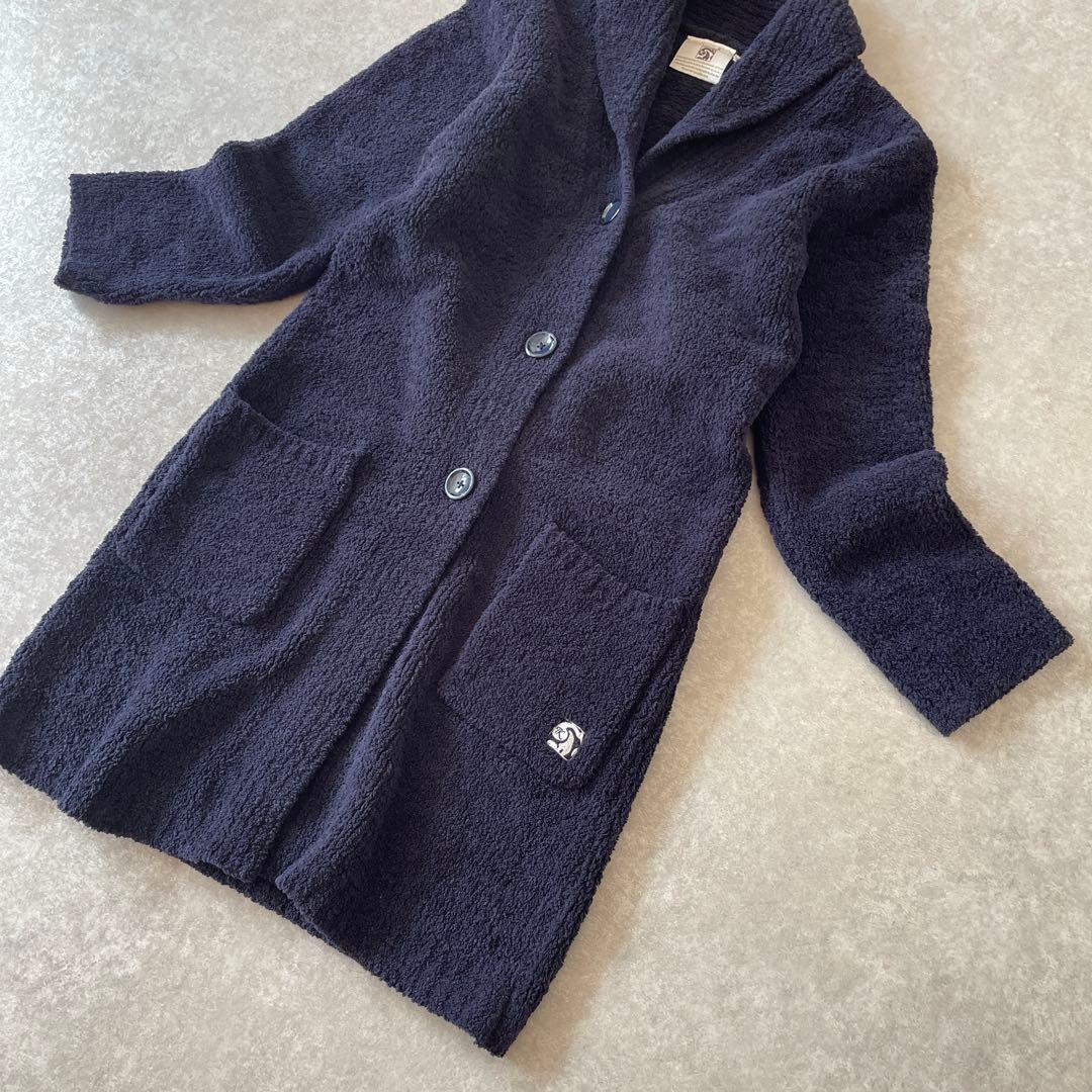 新品同様【定価3万】カシウェア ロングカーディガン ネイビー