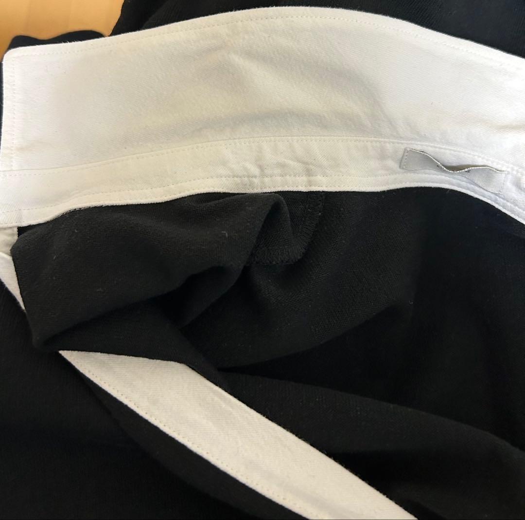 CLANE DEEP NECK WIDE RUGBY SHIRTラガーシャツ