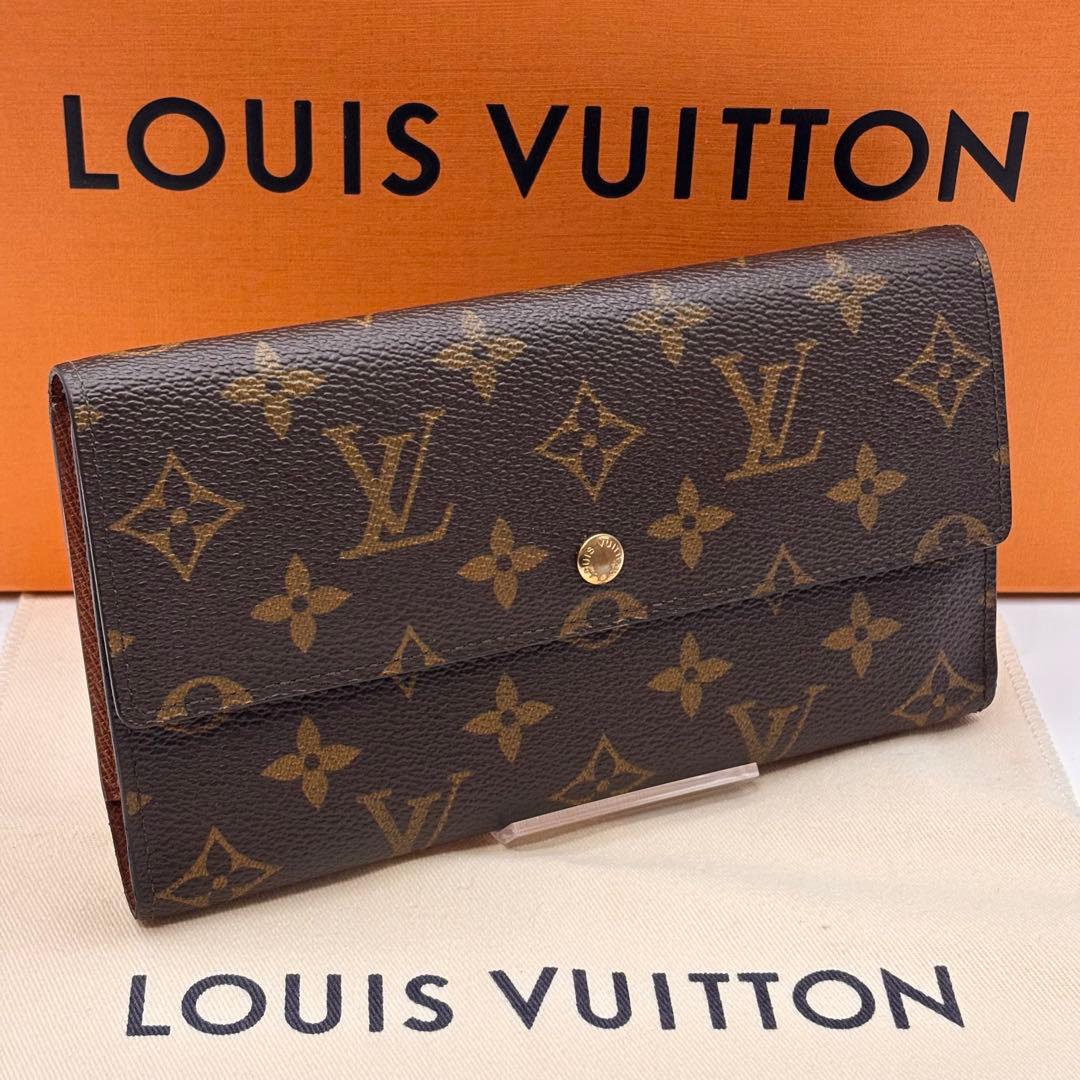 ルイヴィトン✨モノグラム✨長財布✨ポルトフォイユ インターナショナル✨3つ折り