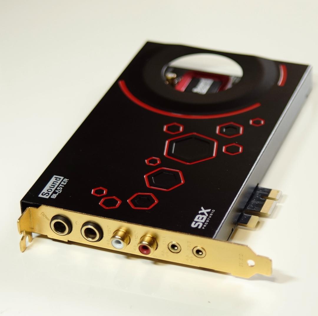 迅速発送 PCIe Sound Blaster ZxR ゲーミングサウンドカード