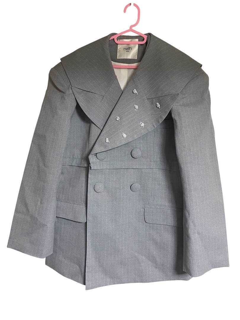 ジャケット・アウター neith. Too Big Rose Jacket(Gray)