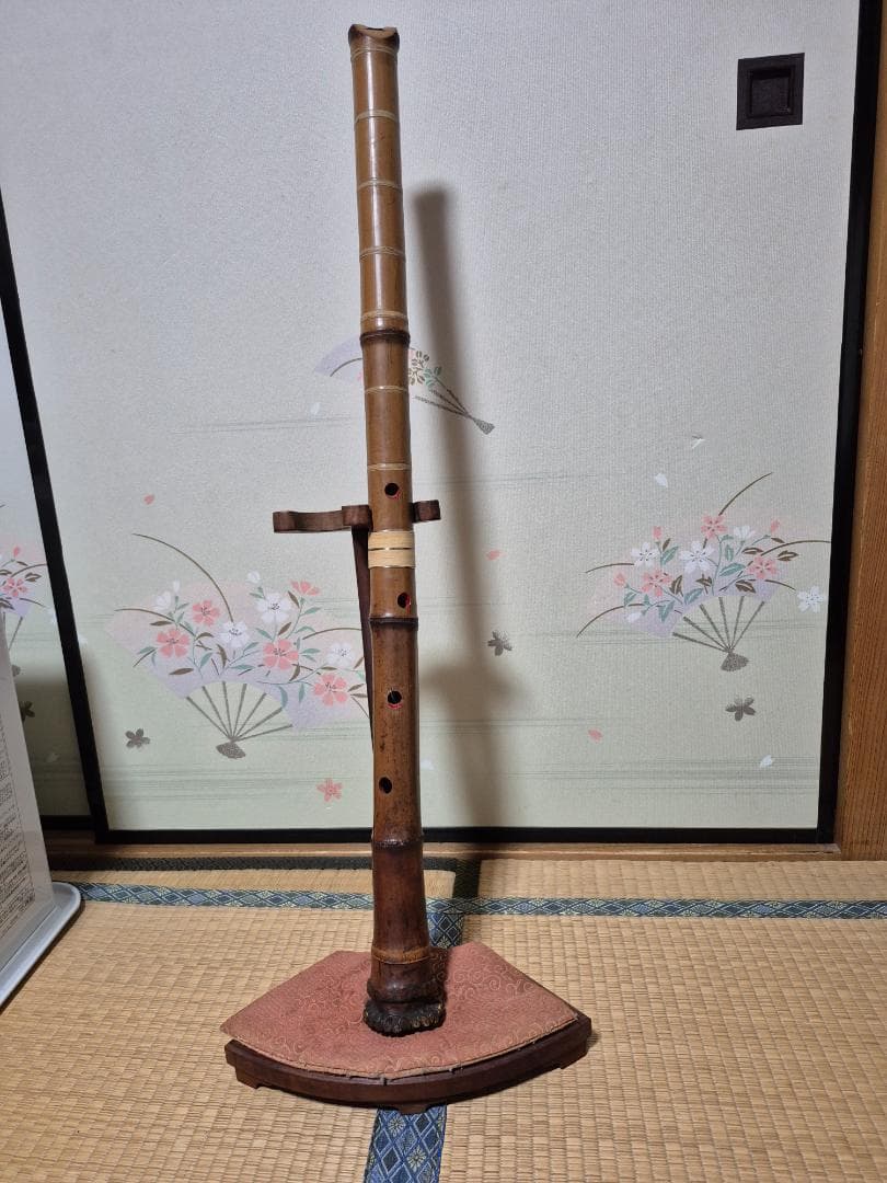 尺八 二尺四寸管　G＃調子　四つ銘