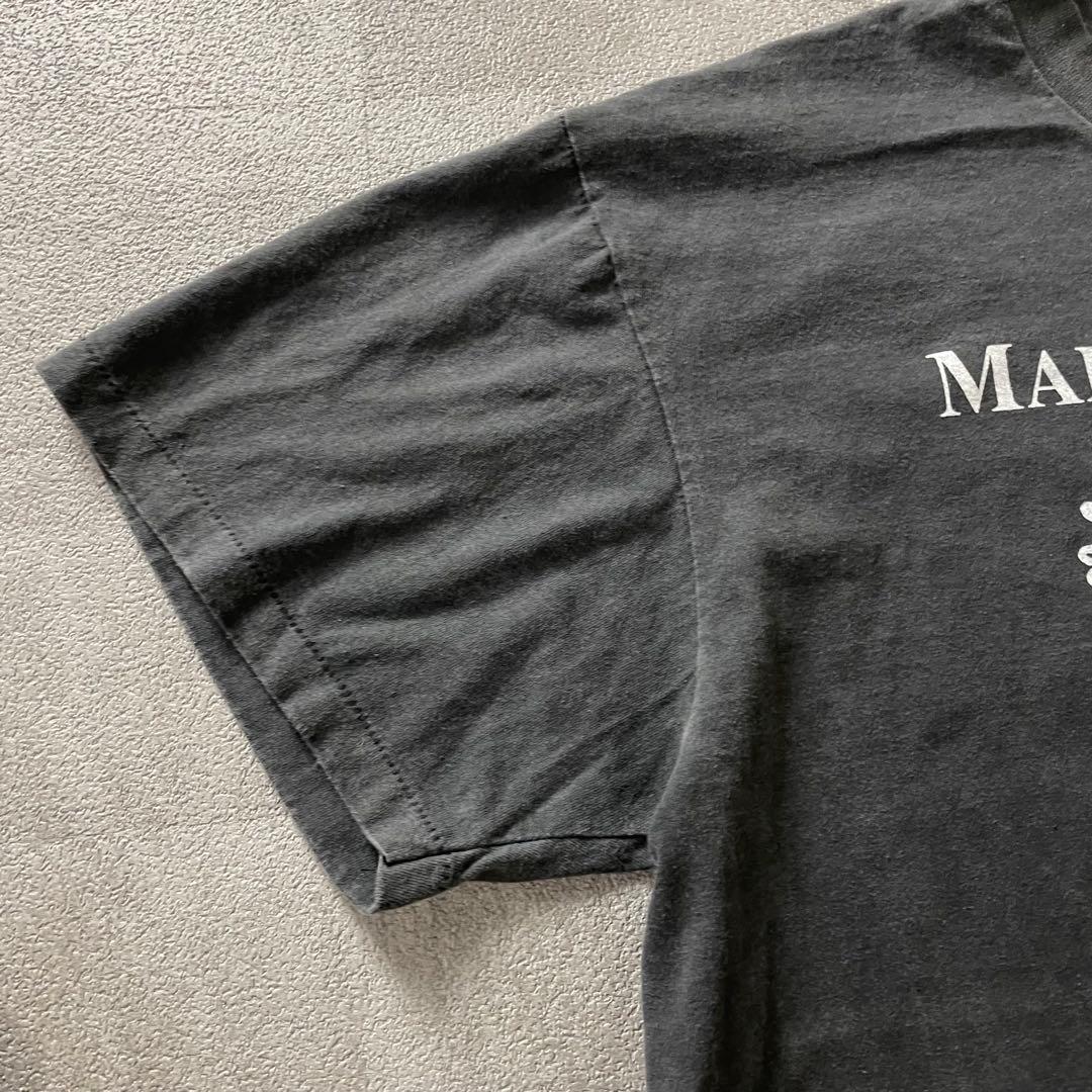 トップス MARILYN MANSON believe t-shirt fade l