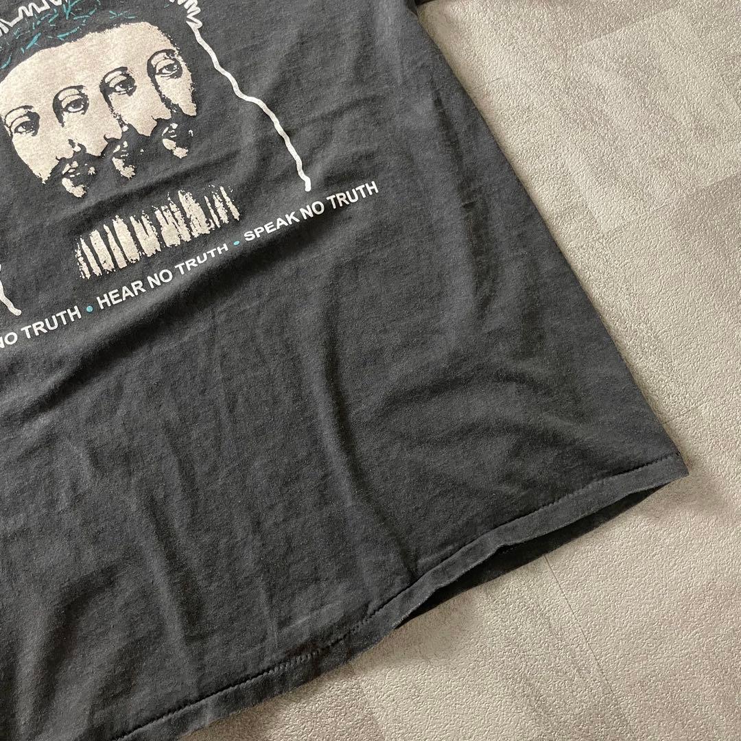トップス MARILYN MANSON believe t-shirt fade l