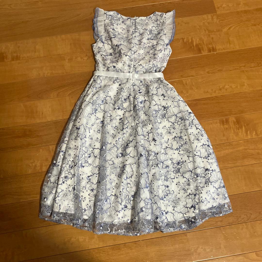 GINZA COUTURE 花柄ノースリーブワンピース