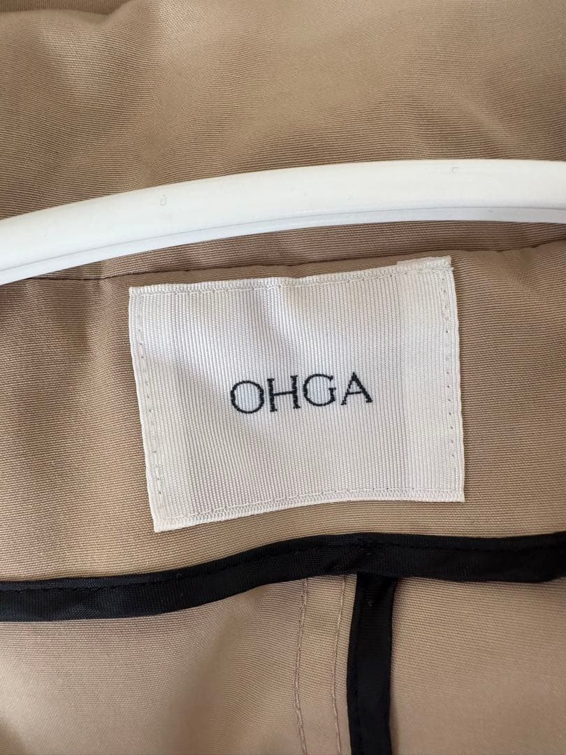 OHGA ベンリージャケット ベージュ アウター トレンチ