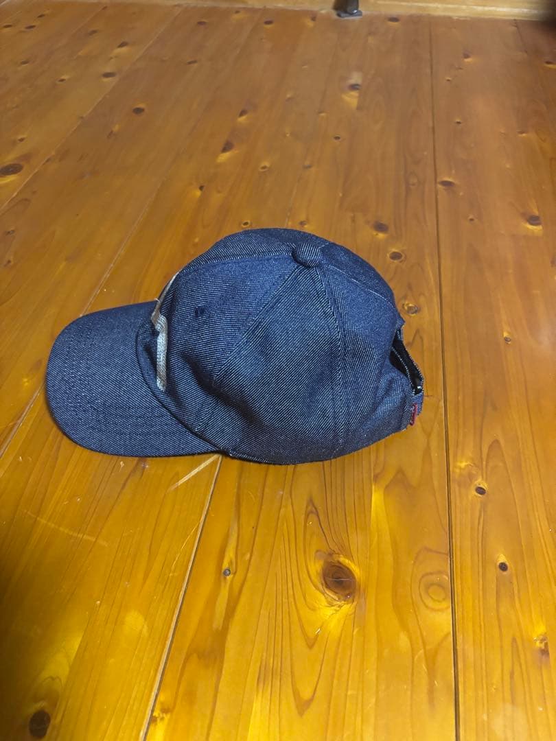 EVISU デニムロゴ刺繍キャップ
