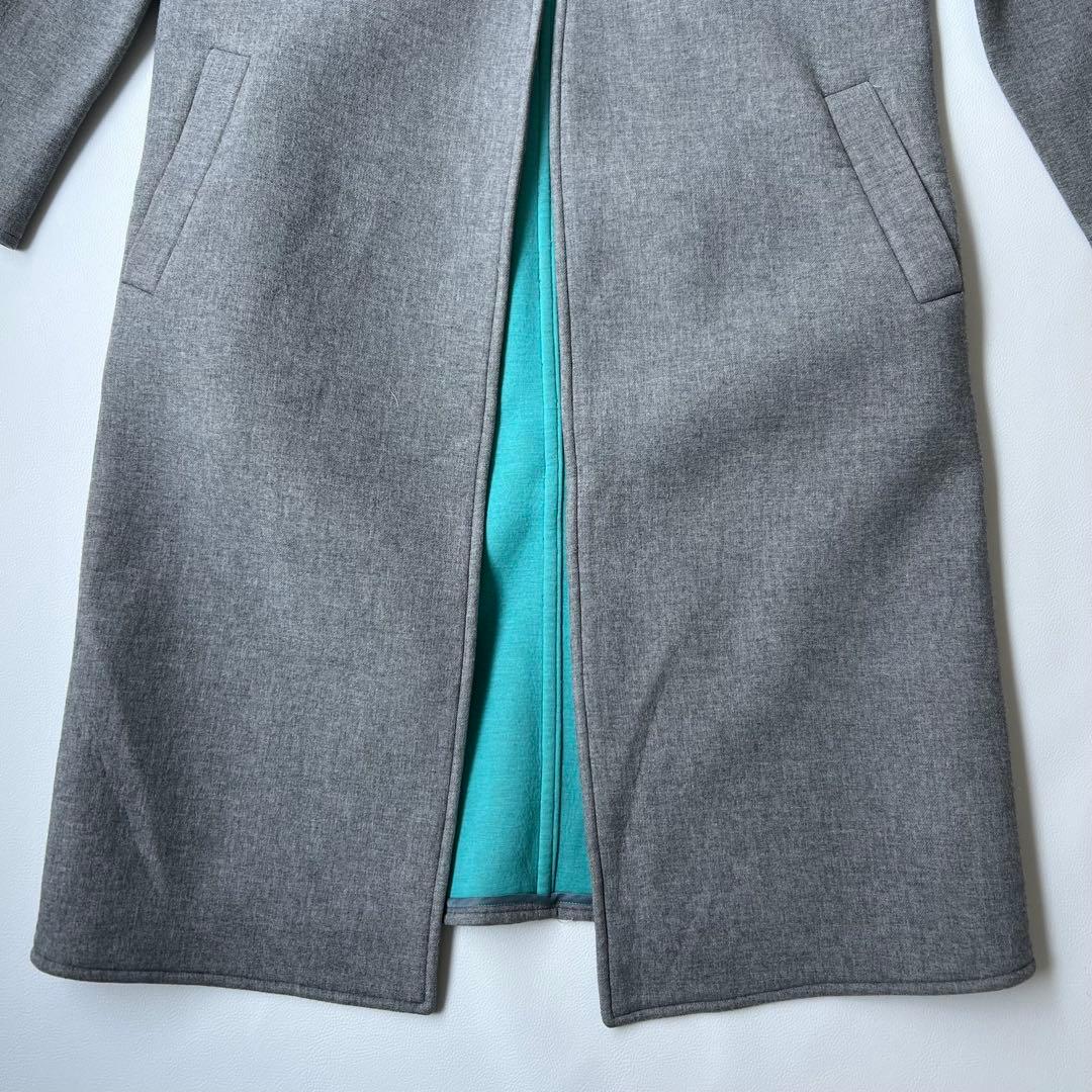 美品　Theory luxe セオリーリュクス　ロングコート　ノーカラー　38