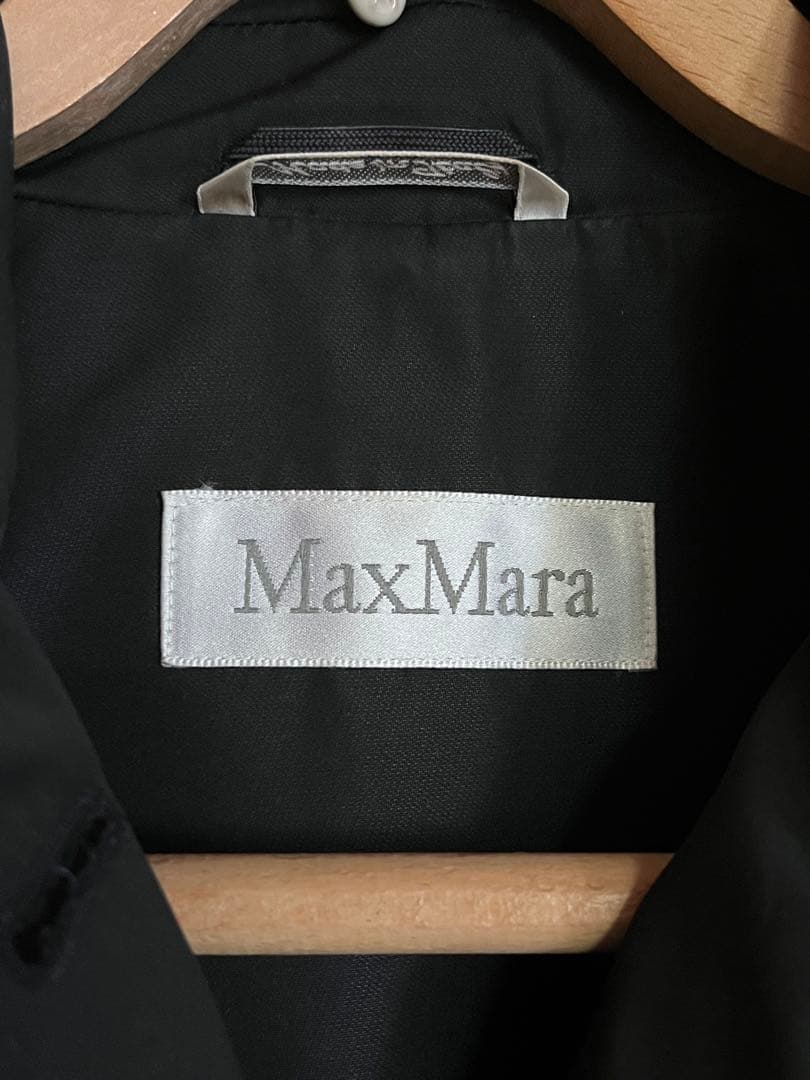 【極美品】Max Mara(マックスマーラ)/コート 38 ネイビー