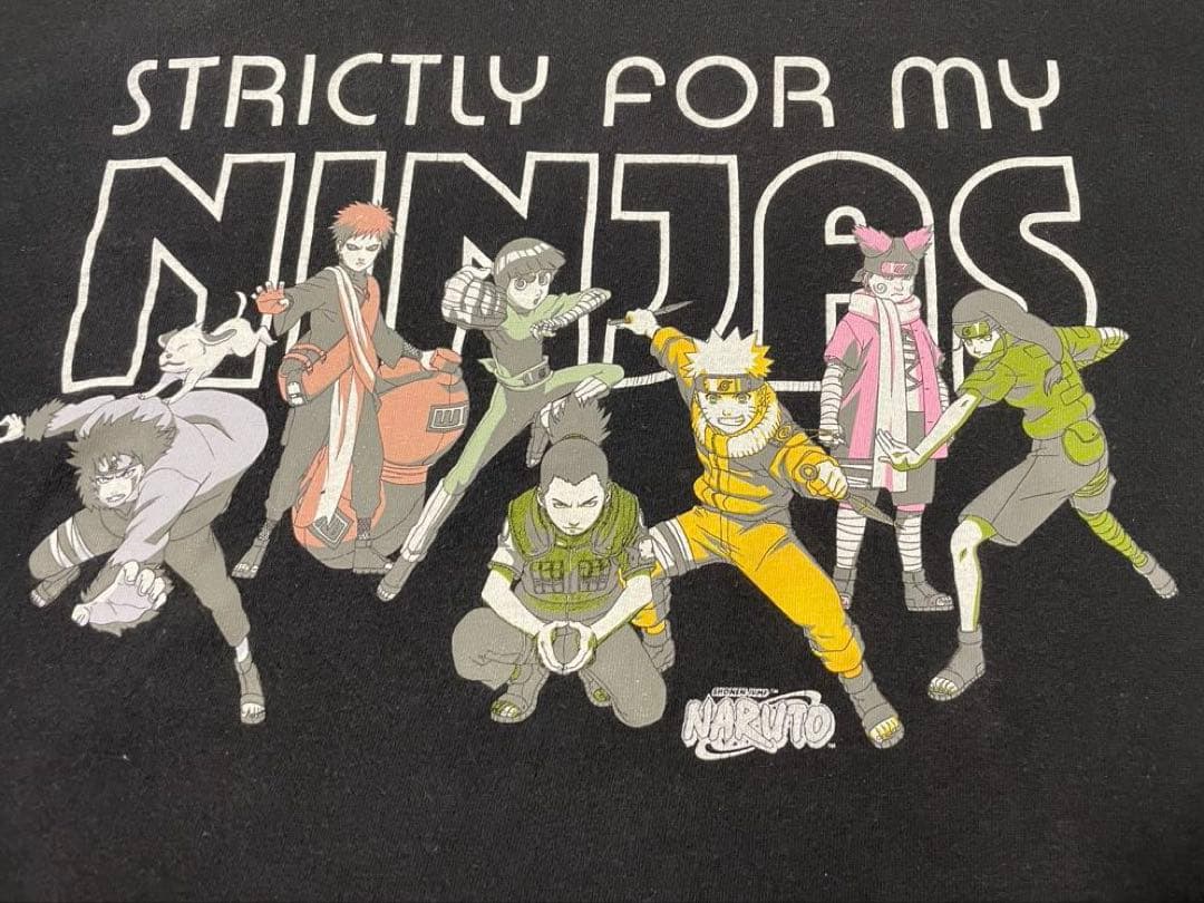 NARUTO 海外オフィシャルTシャツ　初期 集合 古着 NINJAS