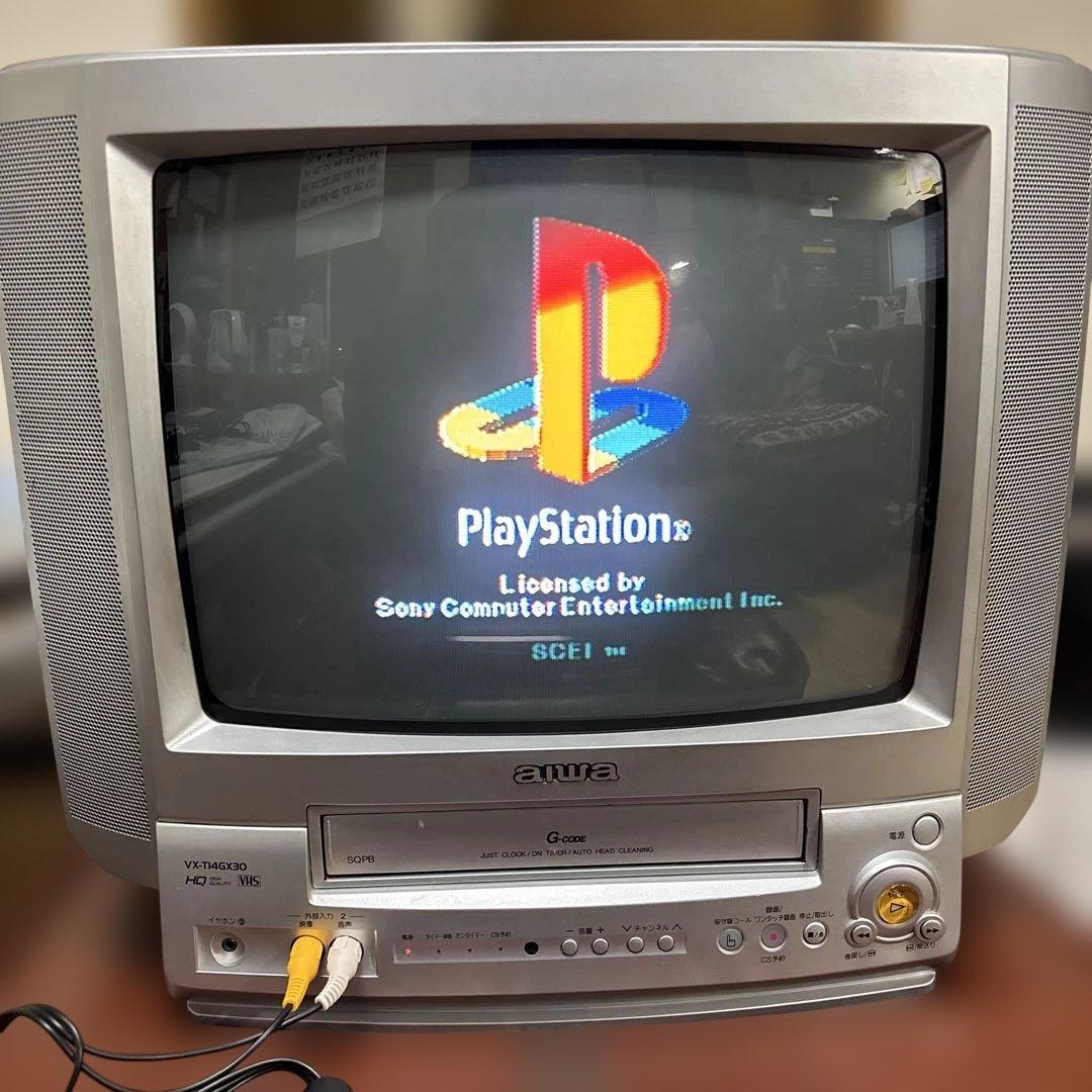 aiwa VX-T14GX30 ブラウン管テレビ（テレビデオ）